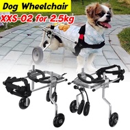 2 Wheel Adjustable Pet Dog Wheelchair Walk for Handicapped Cat Doggie Puppy Cart