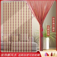 ✜卍◎Tirai manik tirai pintu bilik tidur hiasan partition isi rumah tiruan plastik anti nyamuk labu Feng Shui tirai bilik