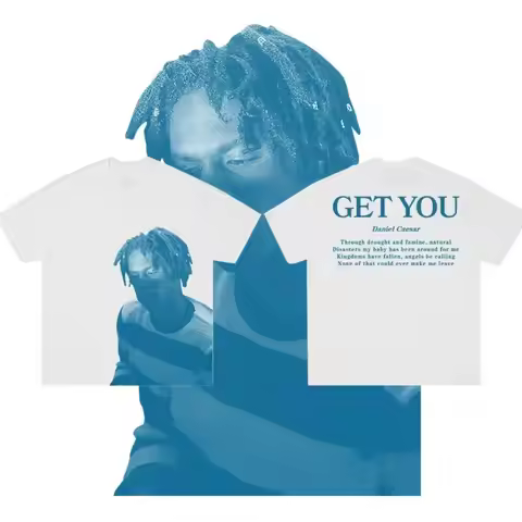 Novelty Printed Baju Casual Graphic Tee Daniel Caesar Mens T-shirt Cotton Casual Loose Sports Short 
