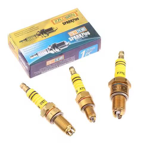 1Pcs Spark Plug 3 Triple Electrode A7TC D8TC For GY6 CG 50 70 110 125 150CC Motorcycle Atv Scooter D