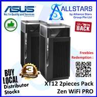 ALLSTARS : ASUS XT12 2pieces Pack Zen WiFi PRO XT12 Tri-Band Wireless Router (Warranty 3years with ASUS SG)