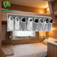 NAESV Caravan RV Pouch, 8 Compartments Non-woven Fabric RV Storage Hanging Bag, Wall Mounted Shoes R