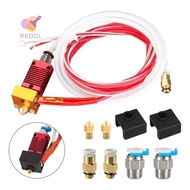 REPKG Ender-3 Hotend Kit, 0.4mm Ender 3 Nozzle with Silicone Cover Assembled Extruder, Pneumatic Cou
