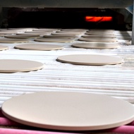 Batu Pizza Seramik Bulat Piza Pinggan Batu Kordierit Ketuhar Pembakar Pinggan Batu Dulang Pembakar F