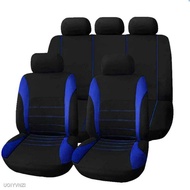 🚗🎁△9pcs Car Seat Cover - Satria/Kenari/Kembara/Wira / Saga old/Saga VVT / Iswara/ Myvi / Viva /Axia/Kusyen kereta UNIV