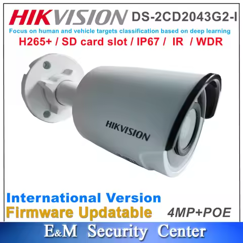 New Arrival Original Hikvision DS-2CD2043G2-I AcuSense Replace DS-2CD2043G0-I 4MP POE Network Bullet