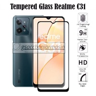 LAYAR Tempered Glass Screen Realme C31 Screen Protection Anti-Scratch 5D 6D 9D