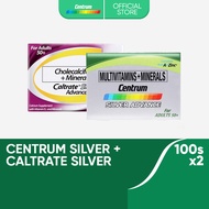 Centrum Silver Advance 100s + Caltrate Silver Advance 100s Multivitamins and Minerals