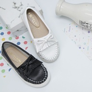 Fufa Shoes [Fufa Brand] Leather Feeling Thick-Soled Children's Lazy Casual Slip-On Water-Repellent