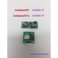 Arduino#37/37A RF-5V Wireless Transmitter and Receiver Module Board (433MHz / 315MHz)