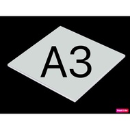 White Acrylic Sheet A3 Size (1 pc)