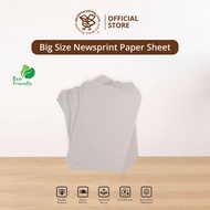 PACKEVERYTHING Big Size Newsprint Paper Sheet | Newsprint Paper for Packing & Wrapping | 500pcs/ream