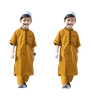 Baju Koko Anak Laki Laki Model Pakistan  Terbaru 2022 Bonus Peci / Kurta / Baju Setelan / Baju Taqwa / Baju Gamis / Baju Muslim Anak Laki Laki Terbaru / Jubah / Baju Ngaji / Stelan baju Pria Cowok Umur 1-10 Tahun