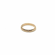 Cartier 1895系列 18K玫瑰金 單鑽窄版戒指 48號