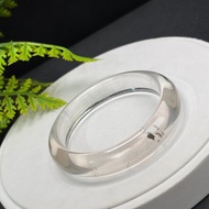 綠色幻影幽靈水晶手鐲 58MM 玻璃體金屬閃片滿天星 招財心輪療愈