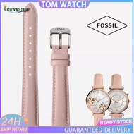 For Fossil Leather Strap12mm 14mm 15mm 16mm 17mm 18mm 20mm 22mm Women's Watch Accessories Watch Strap