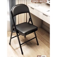Foldable Chair Simple Household Backrest Stool Office Portable Chair Computer Chair Soft Bag Chair Dining Chair Conference Chair