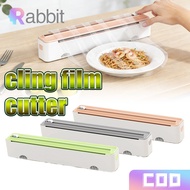 Plastic Wrap Dispenser Foil Dispenser Cling Film Cutting Tool Magnetic Slide Cutter Household Tool C