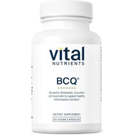 Vital Nutrients BCQ | Vegan Boswellia, Bromelain, Curcumin & Quercetin Supplement | Joint Support Su
