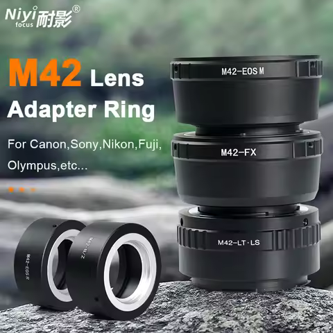 M42 Camera Lens Adapter Convertor for M42 mount lens to Sony E Canon EOSR EF EOSM Nikon F Z Fuji X O