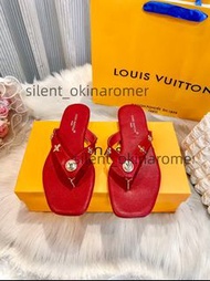 LV 人字拖方頭扣拖鞋