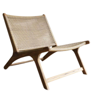 Modern outdoor เก้าอี้ไม้สัก รีแล็กซ์ สีธรรมชาติ Relax Chair - Natural