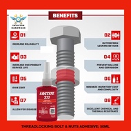 BOLT NUT SIZE >M25 277 LOCTITE thread lock glue diy wire rim custom seal anti rust screw bodykit