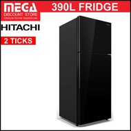 HITACHI R-VGY480PMS0 390L 2-DOOR FRIDGE (2 TICKS)