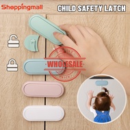 [Wholesale Price] Multi-Use Baby Anti Pinch Invisible Safety Lock/ Simple Practical Self Adhesive Cupboard Pantry Door Security Latch