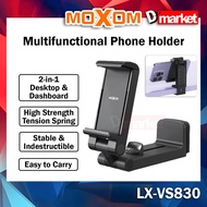 Moxom LX-VS830 Multifunctional Portable Desktop & Dashboard Phone Holder Phone Stand Moxom Holder