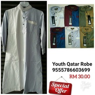 Jubah Lelaki (Youth Qatar Robe)