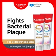 Colgate Total Plaque Release Gentle Fragrant Mint 95g [ Bundle of 2] Value deal (61033895-2)