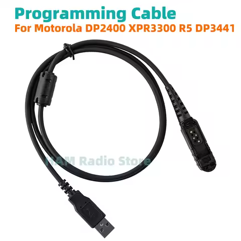 USB Data Programming Cable For Motorola DP2400 DP2600 XiR P6600 P6620 E8628 DP3441 DP3661 XPR3500 XP