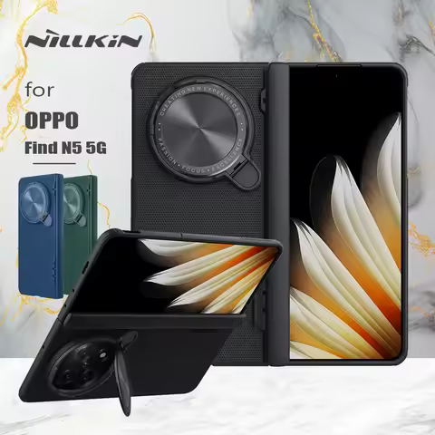 For OPPO Find N5 5G Fold Case Nillkin Frosted Prop Case with Stand Camera Case Lens Privacy Cover Pr