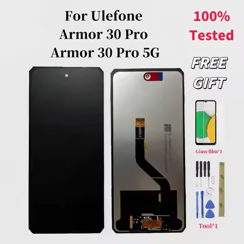 100% test for Ulefone armor 30 Pro 5G LCD display touch screen assembly digitizer replacement for ar