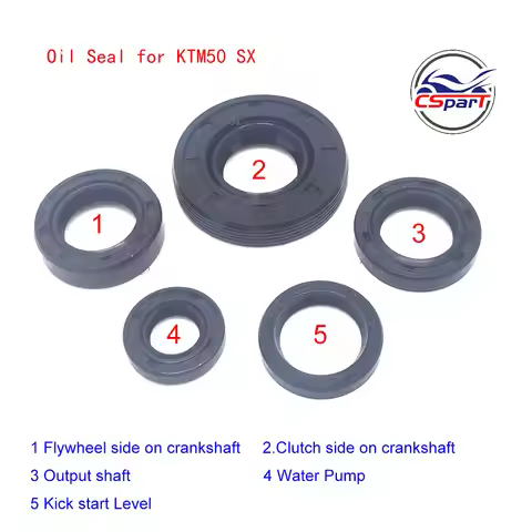 Set Oil Seal For KTM50 50CC 65CC Water Air Cooled Pocket Mini Dirt Bike Parts