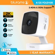 Blurams FoldVue A12s 5GHz 2.4GHz Dual Wifi 2K FHD Indoor Security Camera Wireless CCTV Night Vision 
