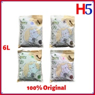 ICATS KU Tahu/ Tofu Cat Litter Soybean ( 6 Liter X 1 Pack)