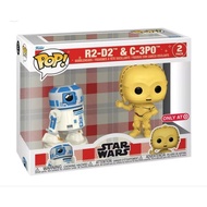 Funko POP Star Wars: Disney 100 Retro Reimagined R2-D2 & C-3PO Figures - 2pack (Target Exclusive)
