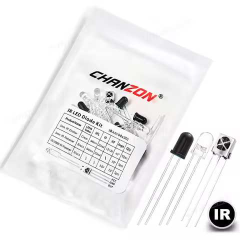20pcs 5mm 940nm VS1838B IR LED Emitting Diode Kit Transmitter Receiver Infrared Light Lamp Emitter P