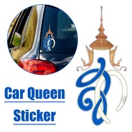 Car Queen Sticker Remembers Empress Dowager V5w0