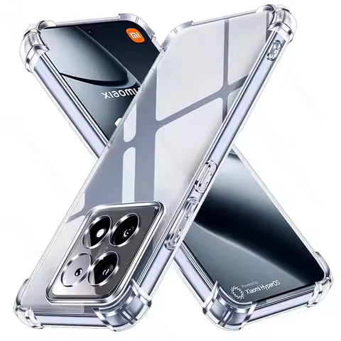 Clear Case for Xiaomi 14T 15T Pro 5G Slim Soft TPU Protective Shell Cover on Xiaomy Xiomi Xiaomi14T 