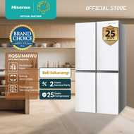 Hisense Kulkas 4 Pintu - RQ561N4IWU - 507L Gross Capacity - Refrigerator - White