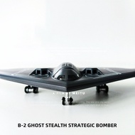 1: 200 American B-2 Ghost Stealth Strategy Bomber Simulation Airplane Model b1b Finished Product b52