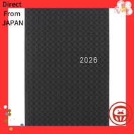 【Brand New / Authentic】
Hobonichi Techo 2026 HON Paper Series / Black Gingham [A6/1 Day 1 Page/Janua