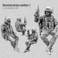 1/35(50mm) Resin Figure Kits Russian Modern Special Forces soldier self-assembled A-124