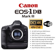 CANON EOS-1DX MARK III DCI 4K VIDEO WIFI BLUETOOTH GPS DSLR FULL FRAME CAMERA CANON EOS 1DX MARK III