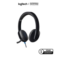 LOGITECH H540 WIRED HEADSET STEREO HEADPHONE WITH NOISE-CANCELLING MICROPHONE