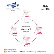 4in1 children's dining chair 6 months to 3 years high chair sb920 space baby dining table