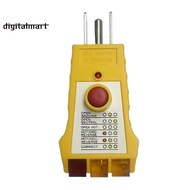 Electric Outlet Tester Plug In-Grounding& Receptacle Circuit Tester with GFCI Check, Outlet Tester w